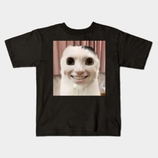 HUMANOID CAT SMILING Kids T-Shirt